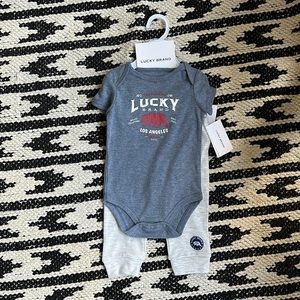 Lucky Brand 3pc Baby Set